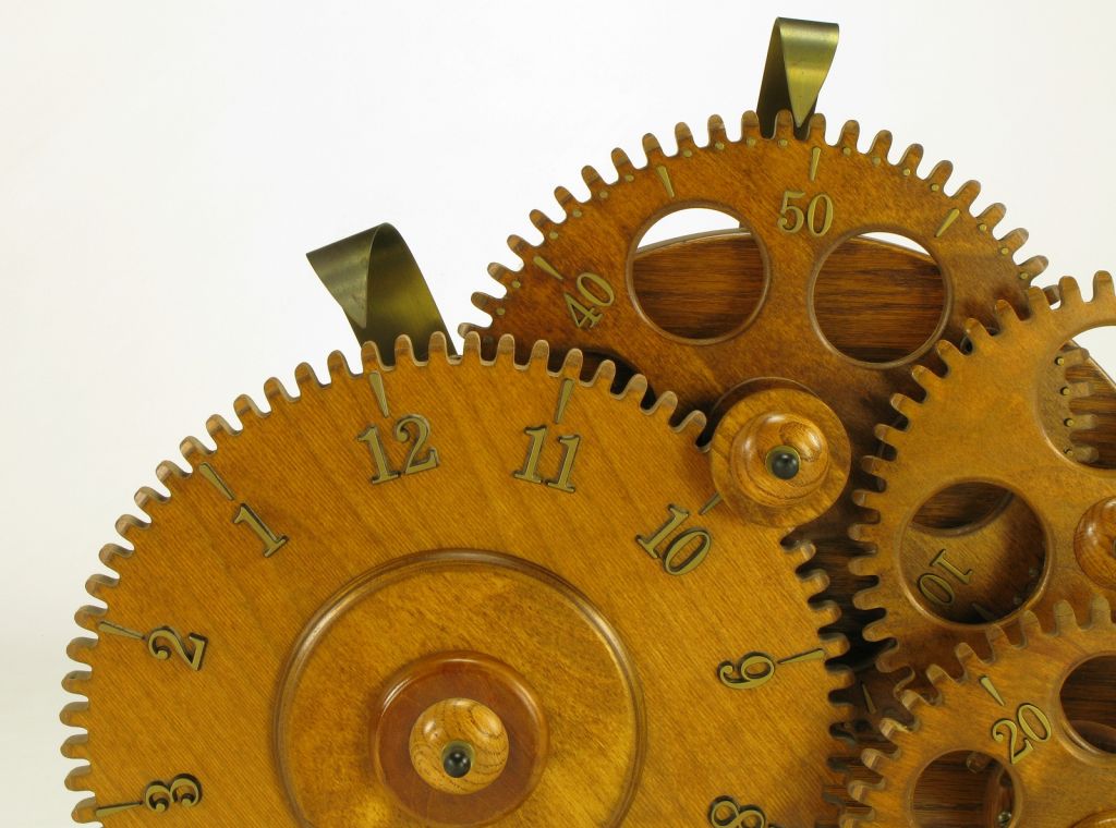 Brass Clock Gears by Garry Gay